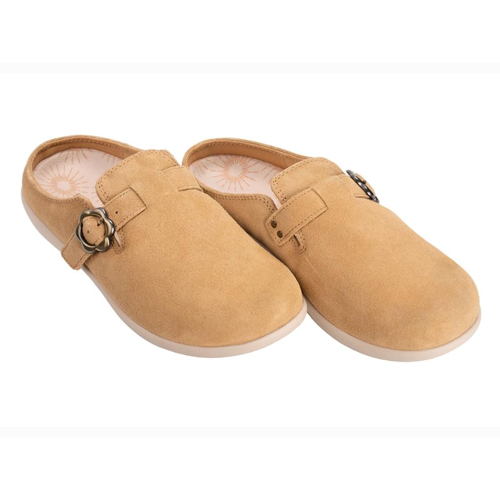Revitalign Women's Solaire Suede, Tan - size 12B