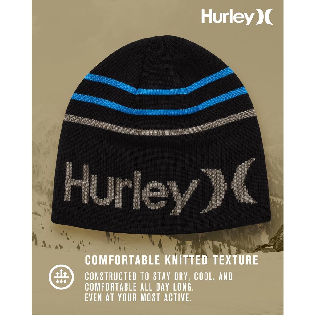 Hurley Men's M Pin Corp Beanie Hat