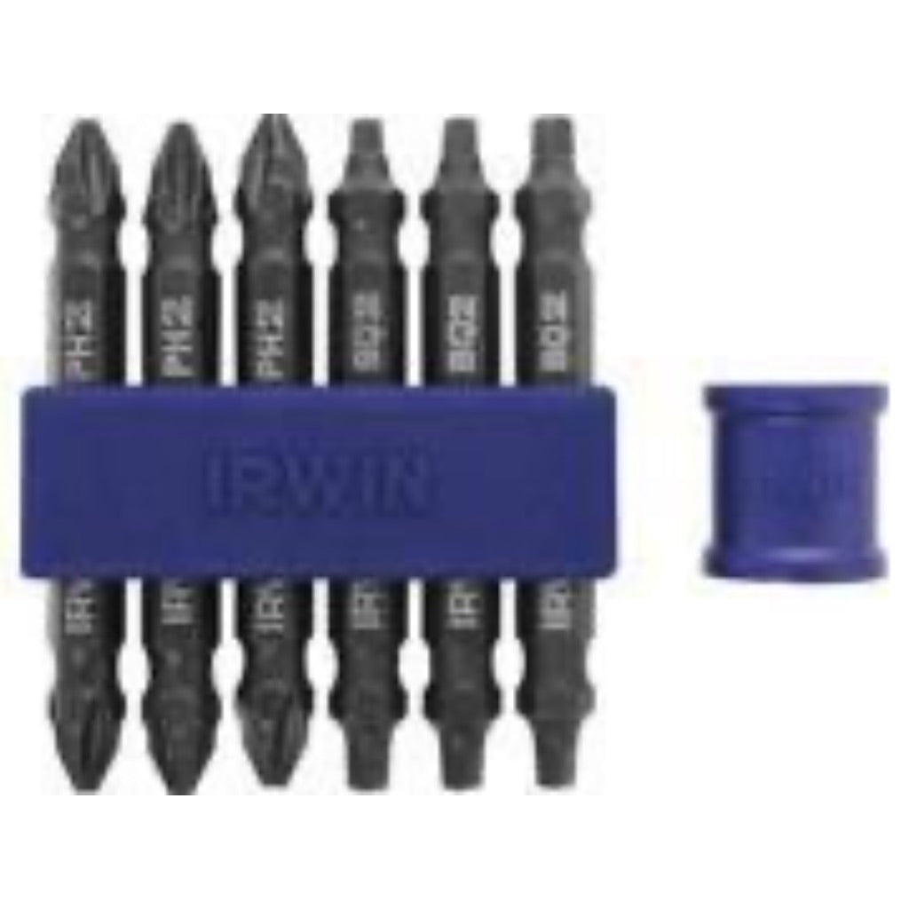 Double-End Screwdriver Bit Set: Phillips, Square Handle, 7pcs MPN:1903523