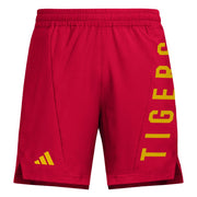 adidas Men's D4T Woven 7" Shorts - Grambling State University, Red (XXL)