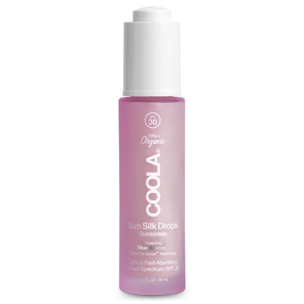 Coola Organic Sun Silk Drops Face Moisturizing Sunscreen, SPF 30, 1 fl oz