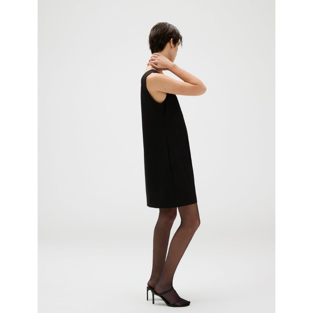 Calvin Klein Women's Refined Stretch Mini Dress Black, Size 4