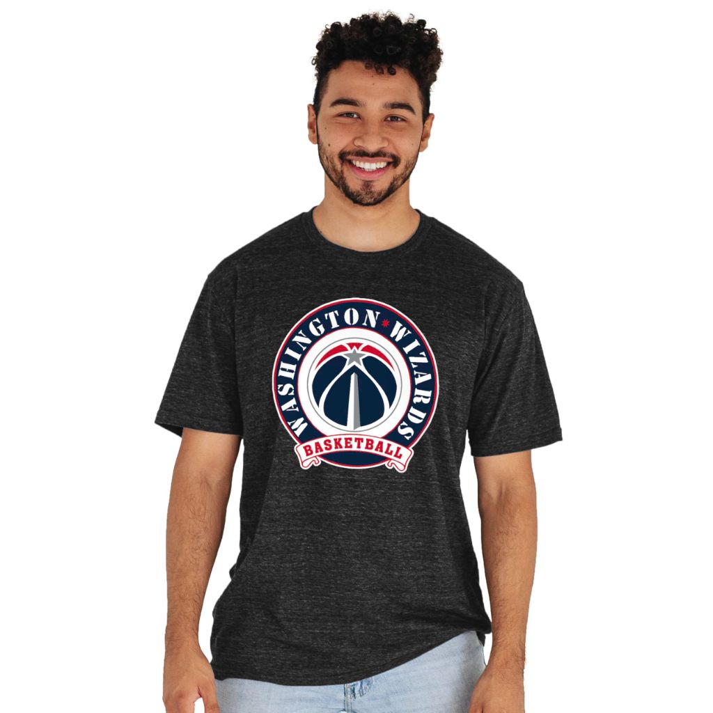 Washington Wizards NBA Officially Licensed Tri-Blend T-Shirt Black, XX-Large