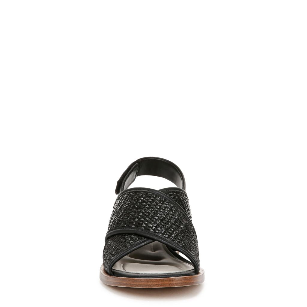 SZ 9M, Franco Sarto Womens Silvie Heeled Sandal Black