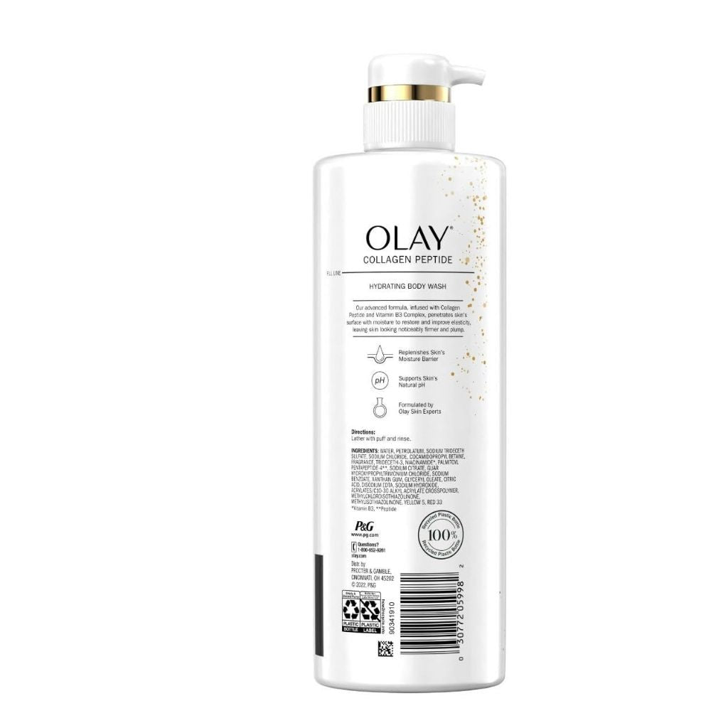 Olay Women's Cleansing & Firming Body Wash with Vitamin B3 and Collagen, 20 fl. oz.
