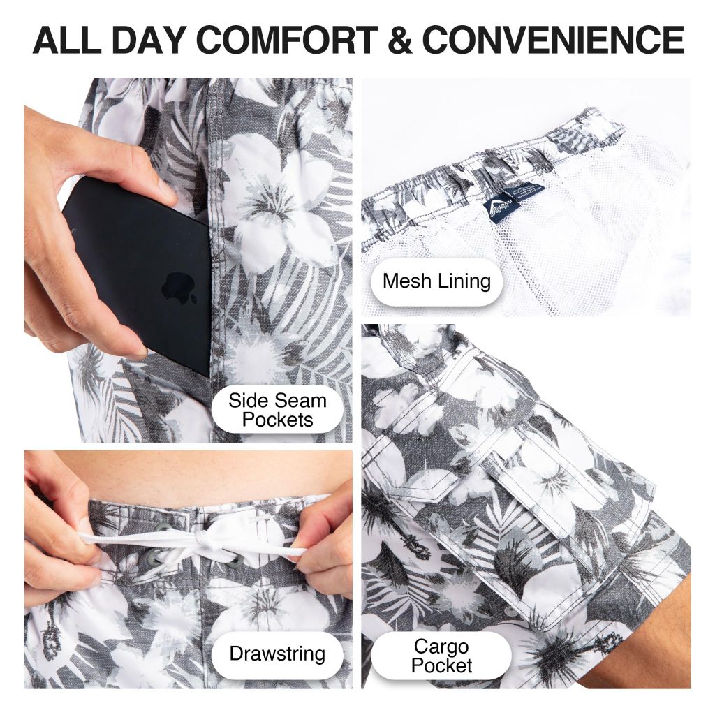 Kanu Surf 9” Infinite Men's Swim Trunks – UPF 50+ Quick-Dry (2X)