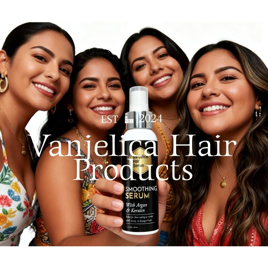 Vanjelica Hair Smoothing Serum w/Argan & Keratin - 4 fl. oz.