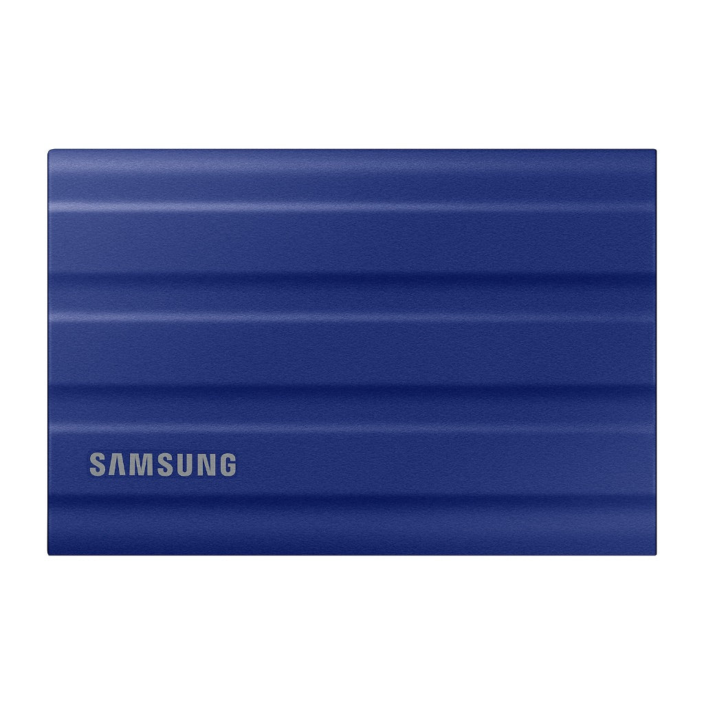 Samsung T7 Shield 2TB USB 3.2 External Solid State Drive (MU-PE2T0R/AM) - Blue