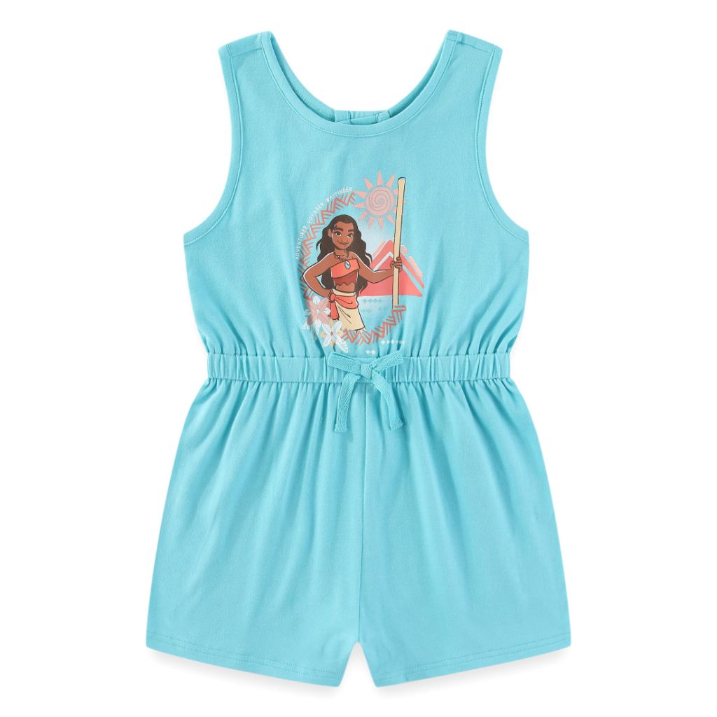 Disney Moana Girls 2 Pack Rompers for Toddlers and Big Kids
