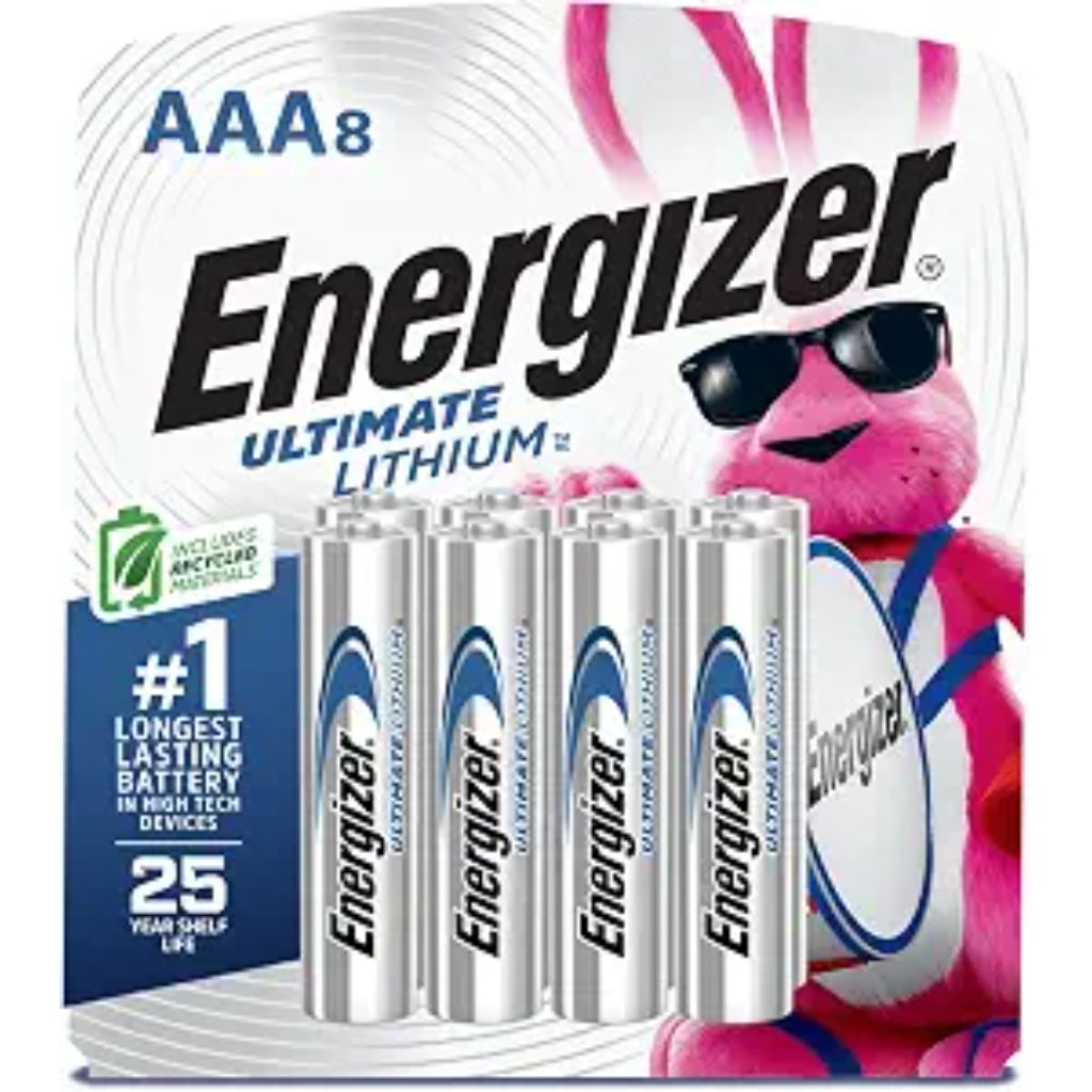 Energizer (R) Ultimate Lithium (TM) Batteries, AAA, Pack of 8