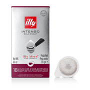 Illy E.S.E. Coffee - Single-Serve Capsules & Pods - Intenso Dark Roast - Notes Of Cocoa & Dried Fruit - 18 Count