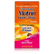 Infants' Motrin Concentrated Drops Ibuprofen Oral Suspension, Original Berry, 0.5 FL OZ
