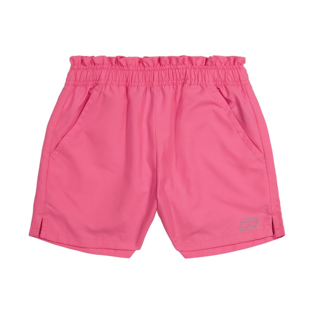 Tommy Hilfiger Girls' Casual Ruffle Shorts - Sugar Plum, Size L (12/14)