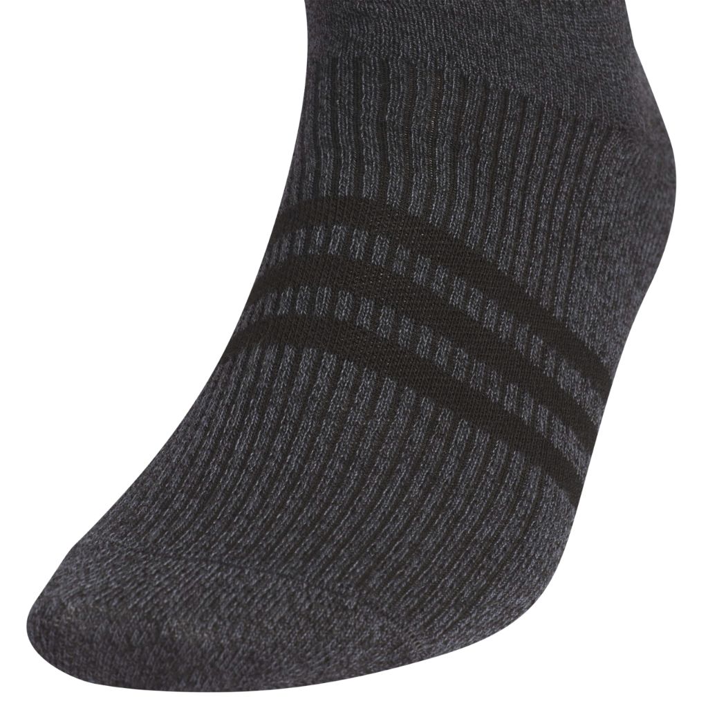 adidas Men's Superlite Compression Quarter Socks - Gray, Large (6 Pair)