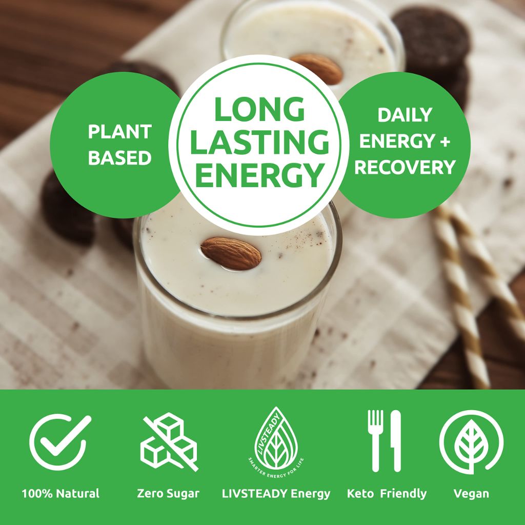 UCAN Energy + Plant Protein Powder - Keto Protein Powder - Vanilla - 12 Servings