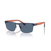 Polo Ralph Lauren PH3155 Sunglasses - Semishiny Navy Blue Frame/Dark Blue Lenses, 57/17