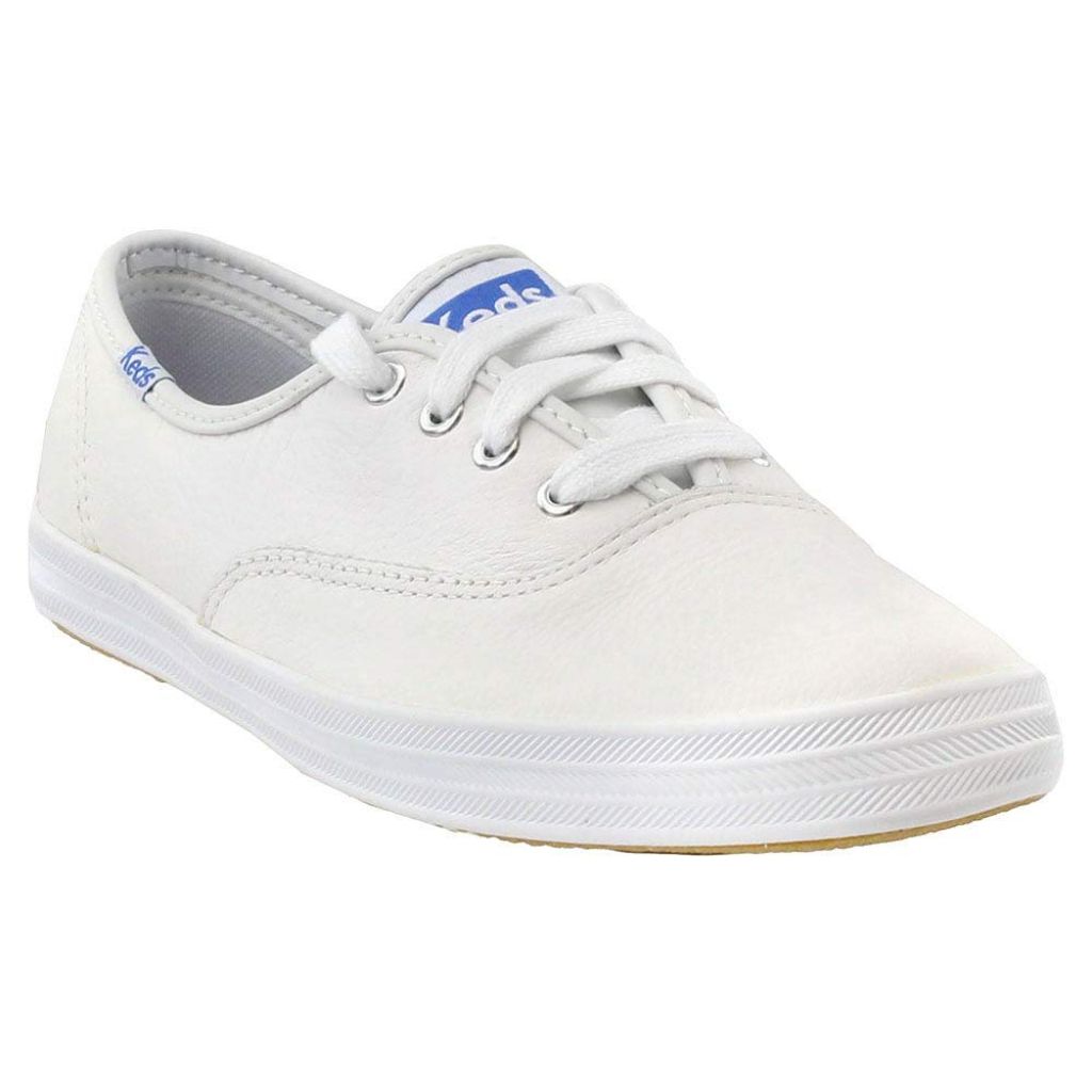Keds Women's Champion Original Canvas Sneaker, White, 7.5 S US