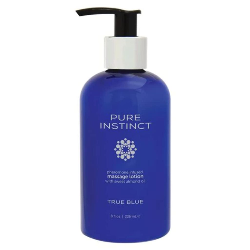 Pure Instinct Pheromone Massage Lotion True Blue | 8oz