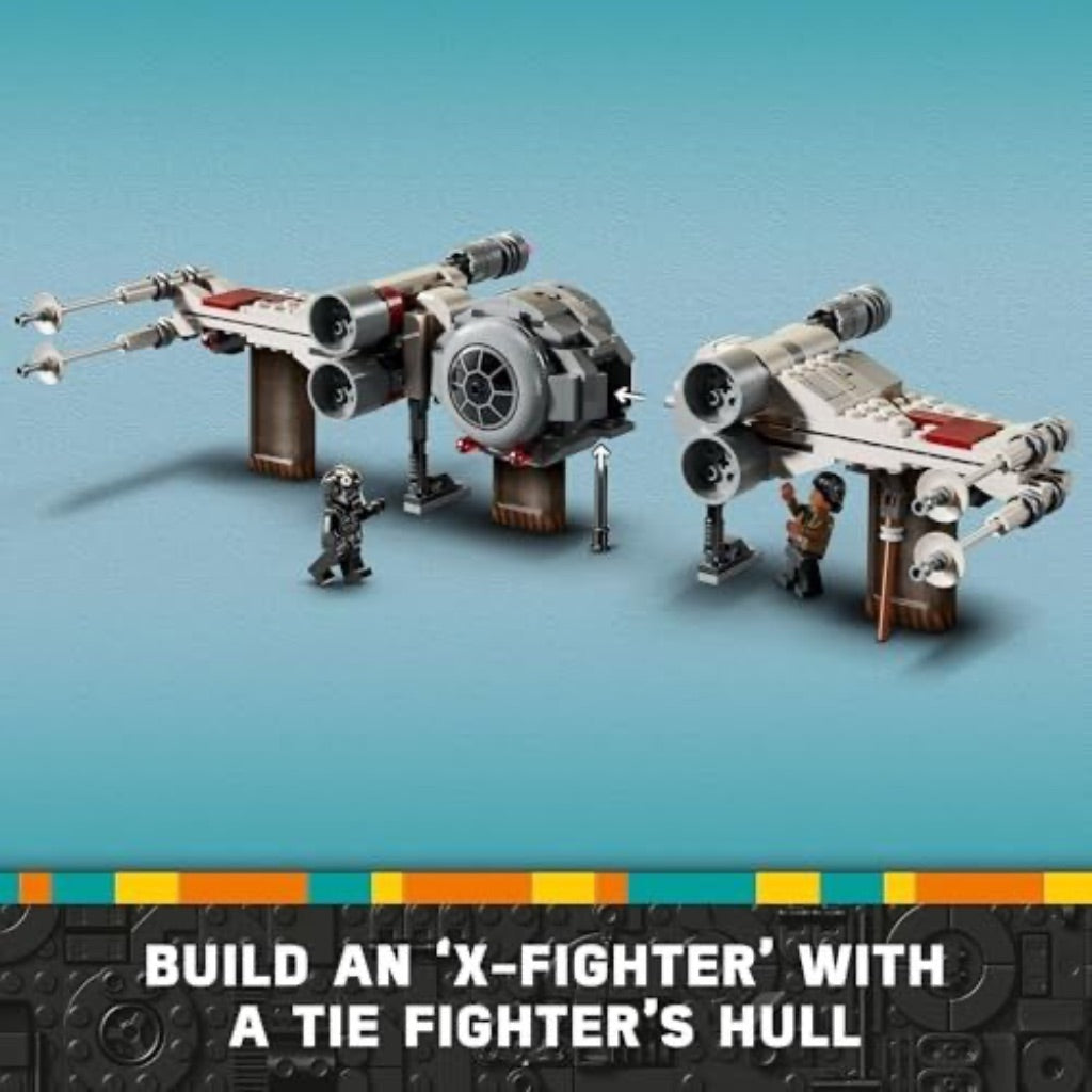 LEGO Star Wars TIE Fighter & X-Wing Mash-Up Building Set, 1063 Pieces, Ages 9+, 75393