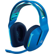 Logitech G733 Lightspeed Wireless Gaming Headset with Suspension Headband, Lightsync RGB, PC, PS5, PS4, Switch Compatible - Blue