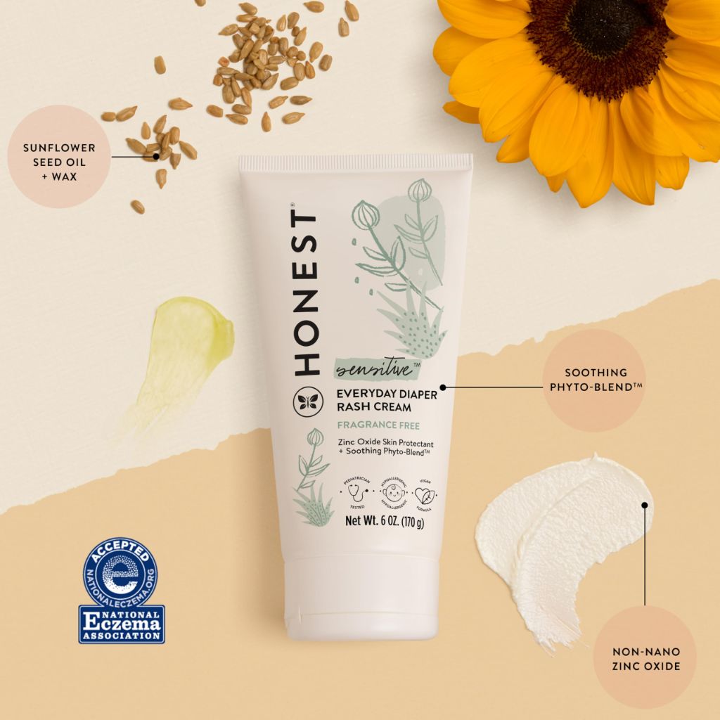 The Honest Company Diaper Rash Cream, Value Size 6 oz