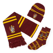 Culture Fly - Harry Potter Gryffindor Premium Knit Scarf, Beanie, Socks Gift Set