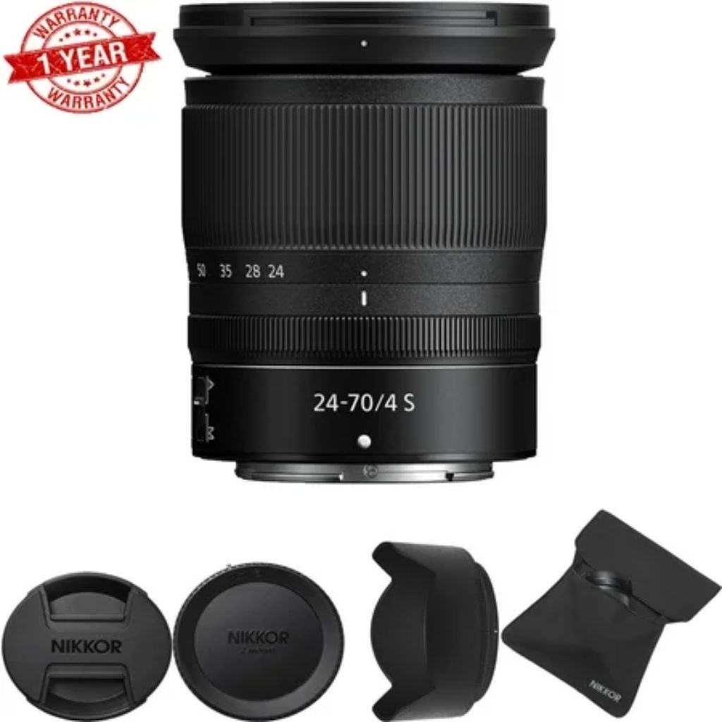 NIKKOR Z 24-70mm f/4 S Standard Zoom Lens for Nikon Z Cameras - Black