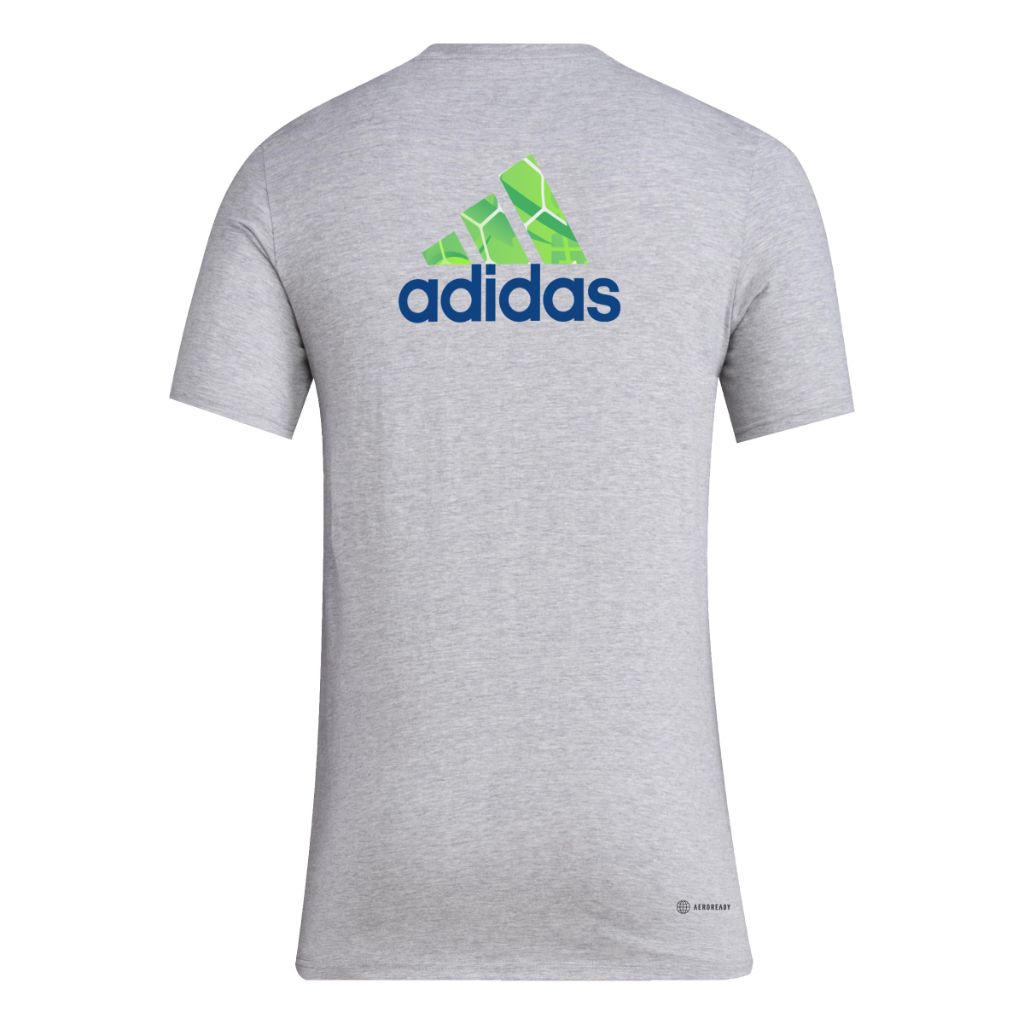 SZ XL, Adidas Men's Seattle Sounders MLS Short Sleeve T-Shirt, Grey Seattle Sounders