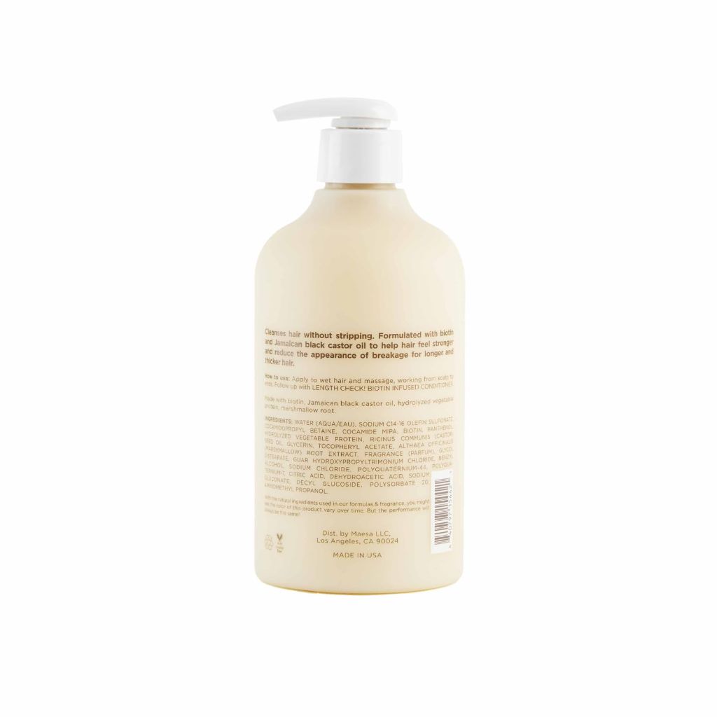 Hairitage Biotin Shampoo for Hair Growth - with Jamaican Black Castor Oil - 13 Fl Oz