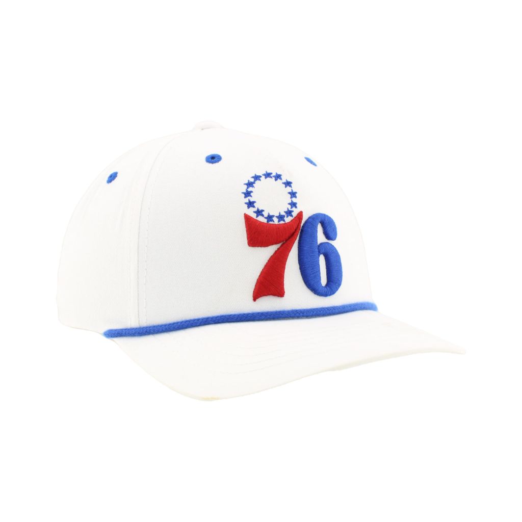 Philadelphia 76ers NBA Officially Licensed Rope Hat Snapback Memento White