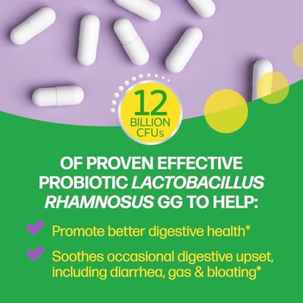 Culturelle Pro Strength Daily Probiotics For Digestive Health with Prebiotics - 60 Count