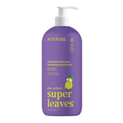 ATTITUDE Shampoo and Body Wash for Kids, Vanilla and Pear, 32 Fl Oz