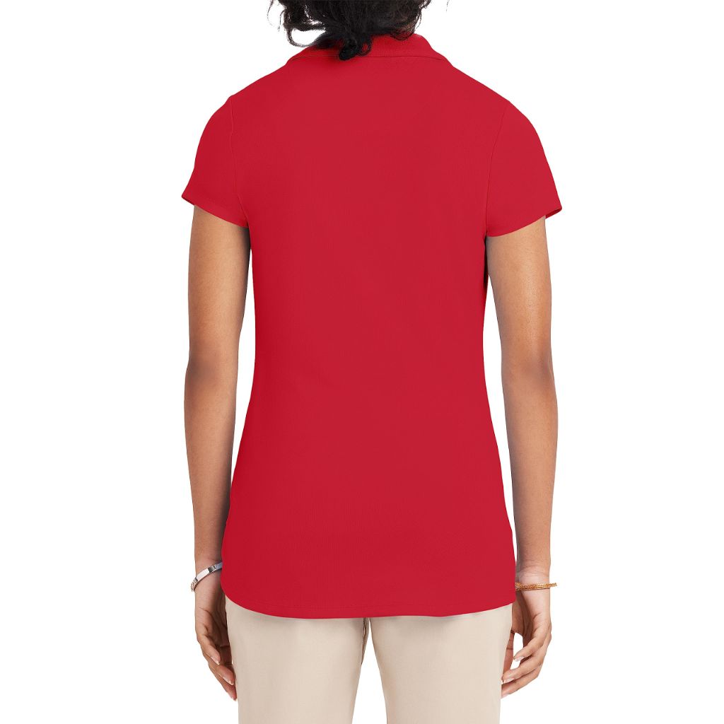 Nautica Junior's Uniform Short Sleeve Performance Polo, Red - size 7/9M