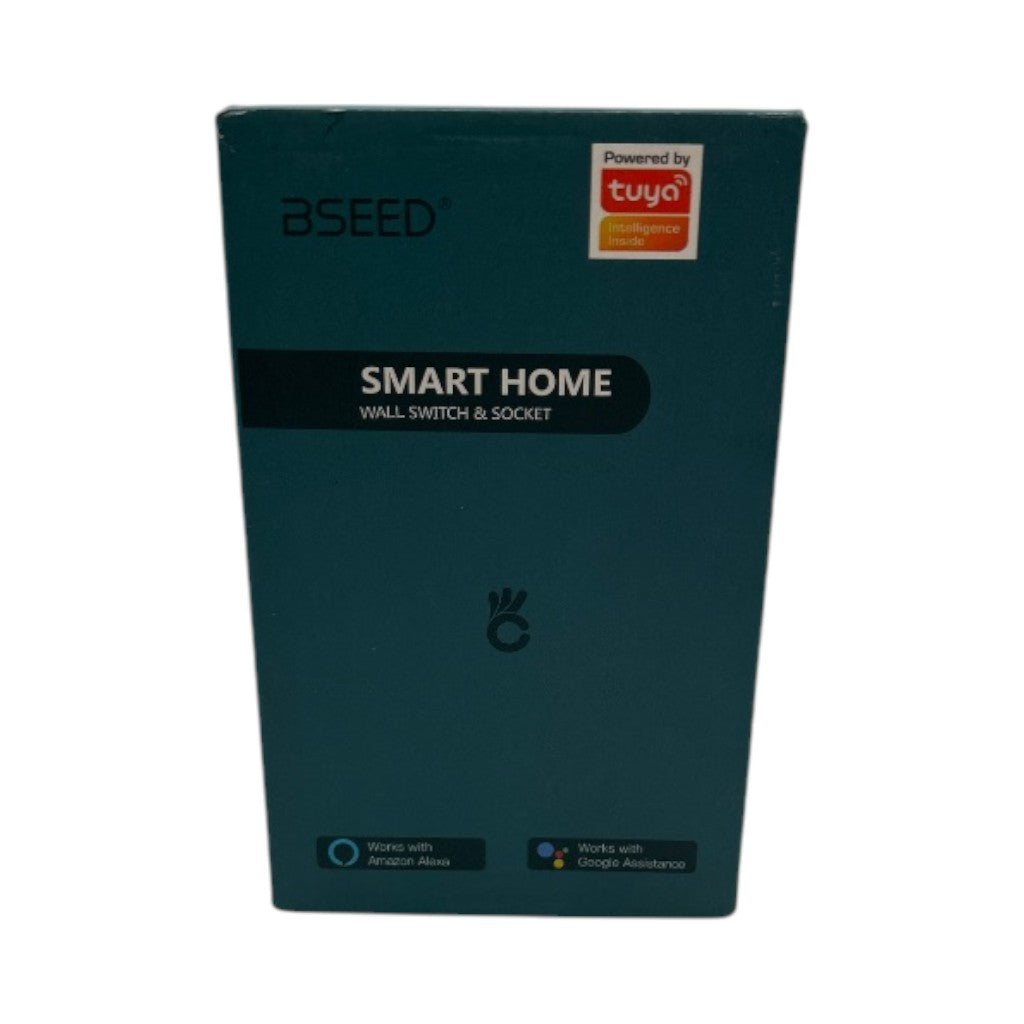 BSEED Smart Light Switch, 4 Gang ZigBee Switch with APP Control and Timer Function, Touch Alexa Remote Compatible with Alexa, Google Assistant, Group Voice Control, Single Pole, Black