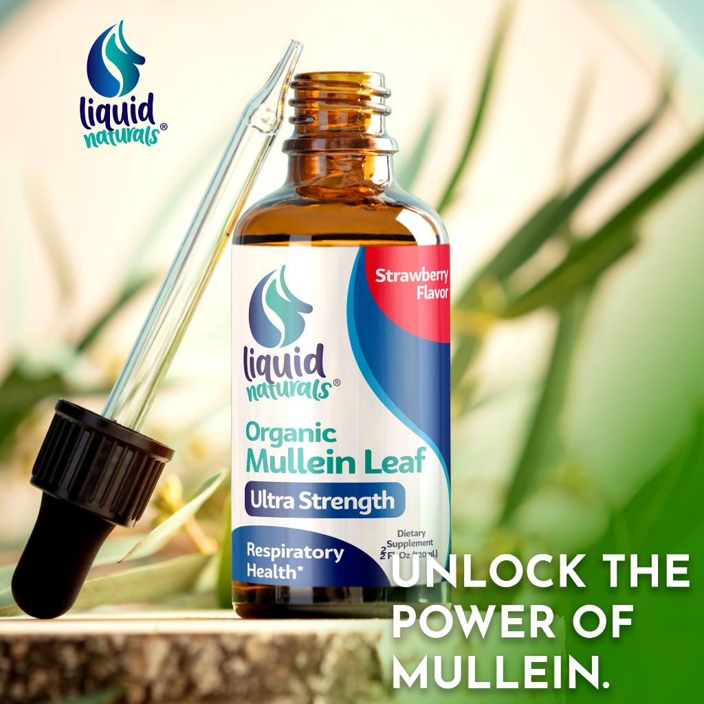 Liquid Naturals Mullein Drops for Lungs, 2 Fl. Oz