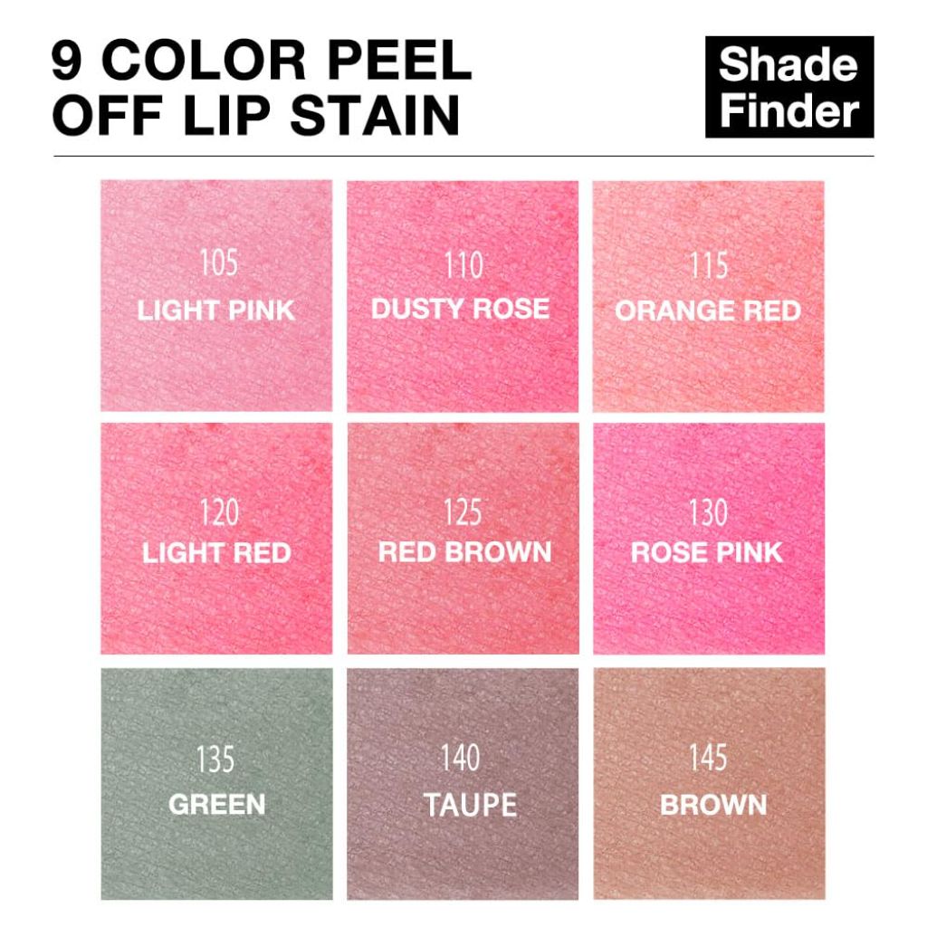 Evpct Brown Lip Stains Peel off, Peel off Lip Liner Tattoo Lip Stain Tint Gloss Marker Makeup 145#