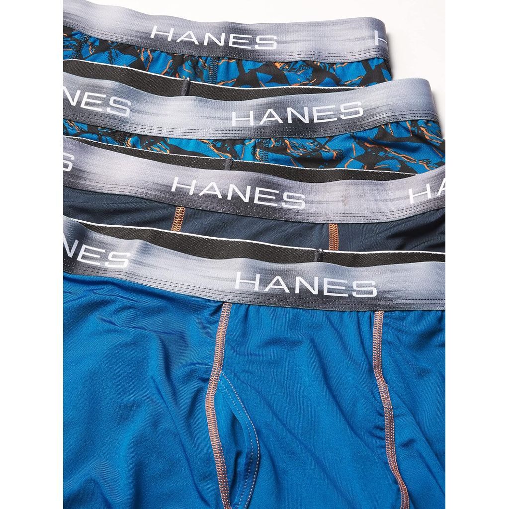 SZ L, Hanes Men's Hanes Ultimate Sport X-temp Performance Boxer Brief 4-pack