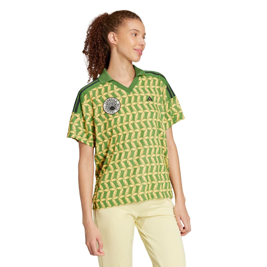 didas Women's X Farm Tiro Sportswear T-Shirt - Crew Green/Semi Spark, XXS