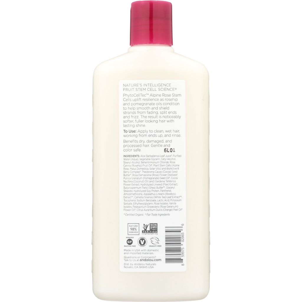 Andalou Naturals 1000 Roses Conditioner, 11.5 Ounce