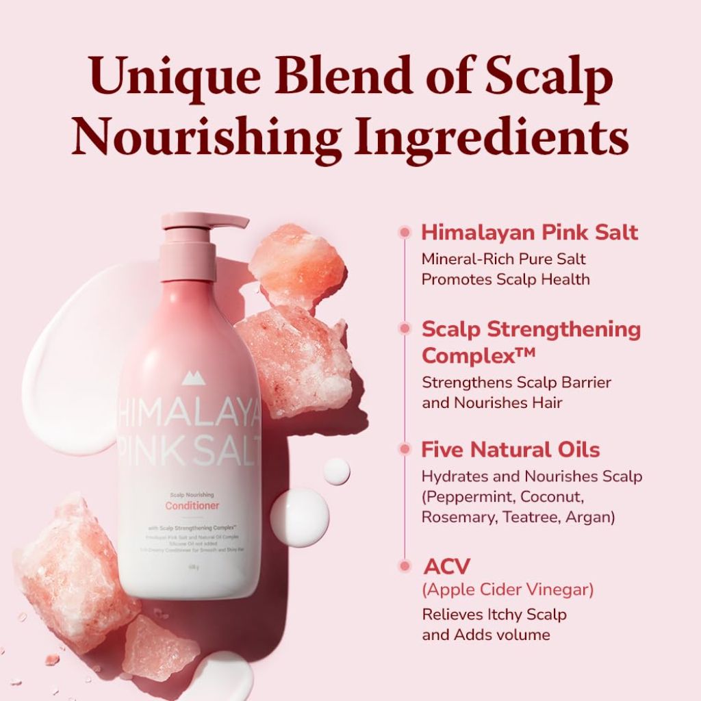 HIMALAYA PINKSALT Scalp Nourishing Conditioner -  21.1 oz.