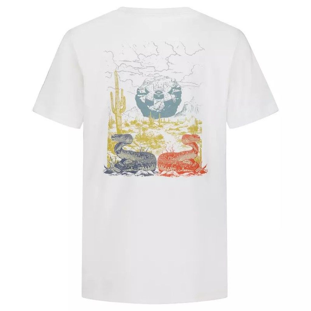Kids' Under Armour Snake Moon T-Shirt - Summit White, Size Medium