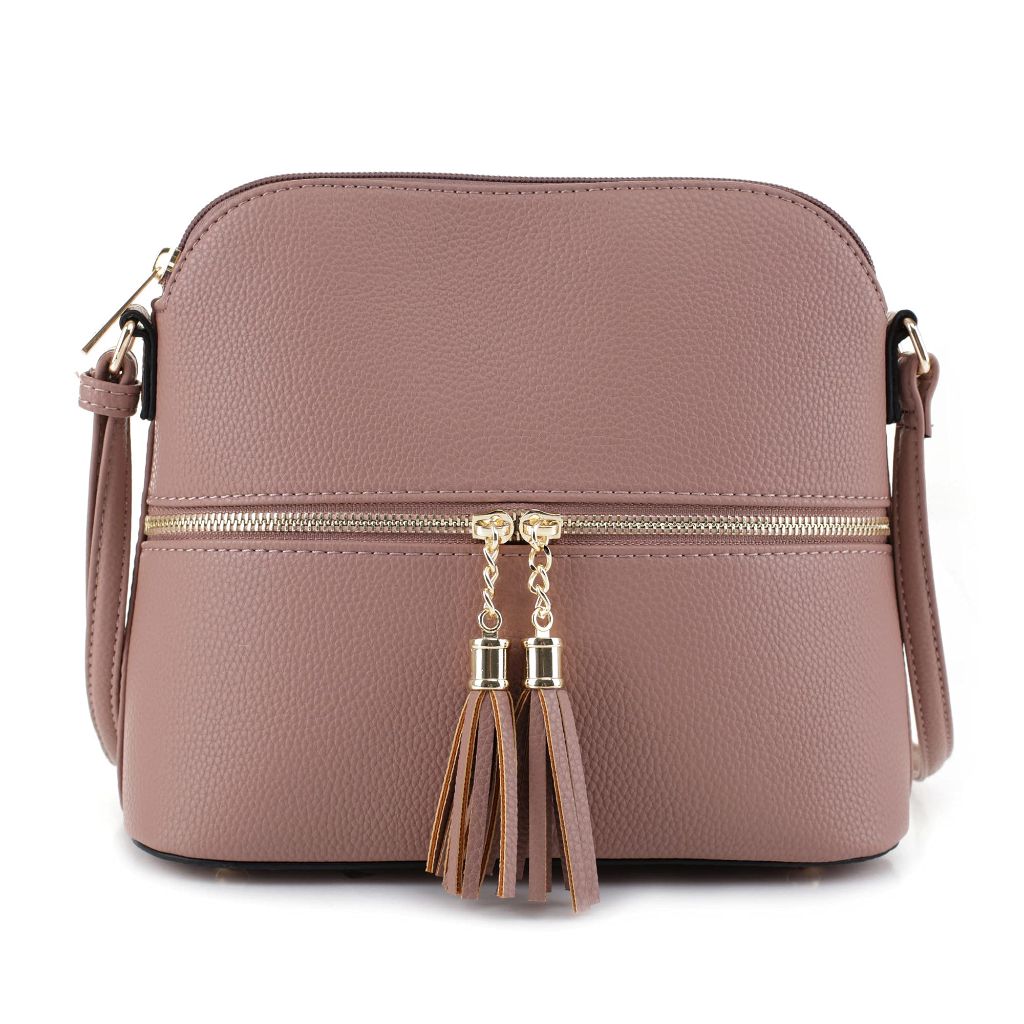SG SUGU Lunar Lightweight Medium Dome Crossbody Bag