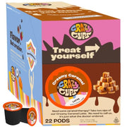 Crazy Cups Creamy Caramel Latte Pods, 22 Count