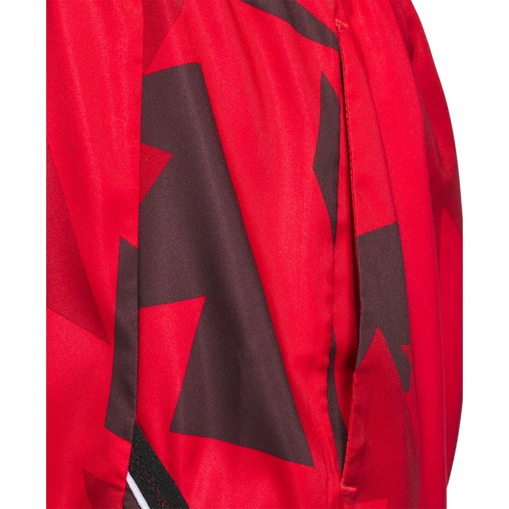 adidas Men's Crazy Lite Allover Printed Basketball Shorts - Pure Ruby/Black, Size XS