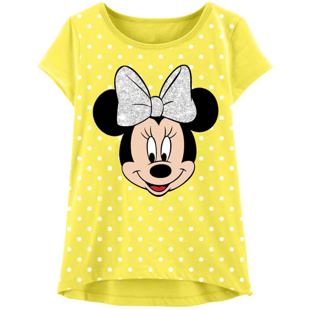 Minnie Mouse Tshirt (3-Shirts Pack) Kids & Toddler Girls Clothes 6 Yl/W/Pk SS