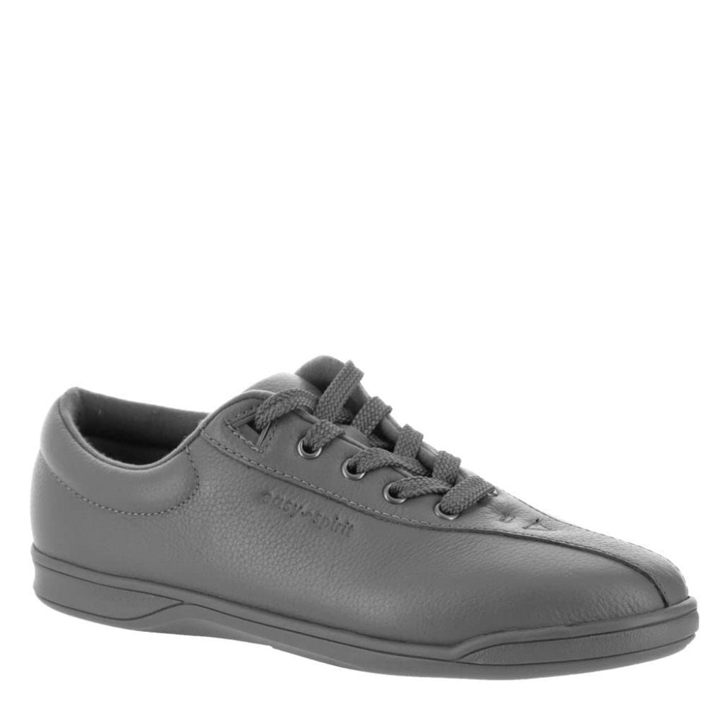 Easy Spirit Women's Ap1 Leather Walking Shoe, Gray 030, 12 M