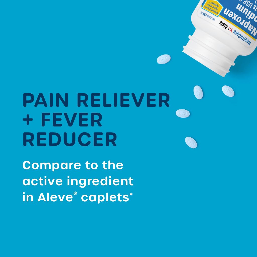 HealthCareAisle Naproxen Sodium, 220 mg - 200 caplets