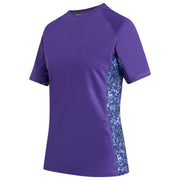 Kanu Surf Womens, Breeze UPF 50+ Short Sleeved Active Rashguard & Workout Top, Bloom Purple, Small