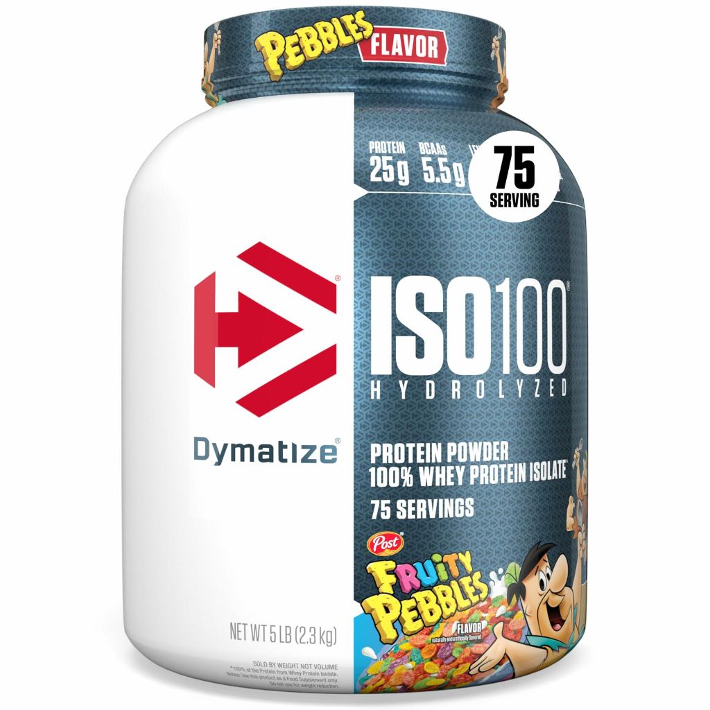 Dymatize ISO100 Hydrolyzed Protein Powder, Fruity Pebbles - 5 lb