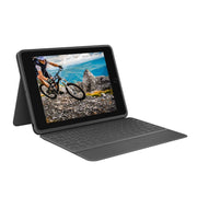 Logitech Rugged Folio - iPad (7th, 8th & 9th Generation) Protective Keyboard Case with Smart Connector and Durable Spill-Proof Keyboard Black 7.4" x 0.9" x 10.2"